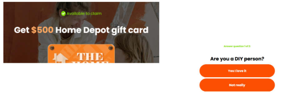 Win $500 Home Depot Gift Card