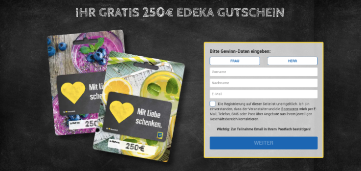 Win a €500 Edeka Gift Card